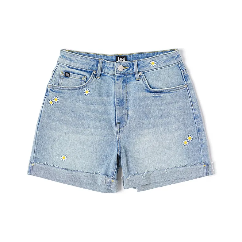 Lee Denim Shorts Women's Light Blue