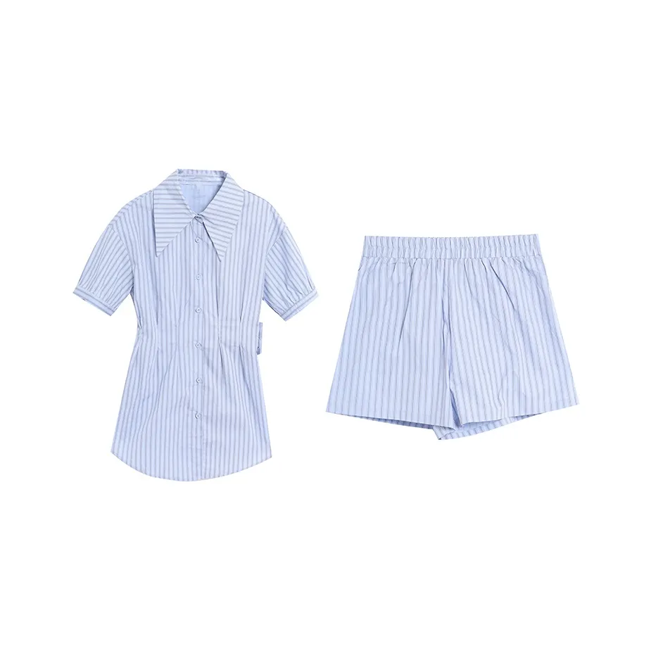 BVODE Casual Suit Women's Stripes