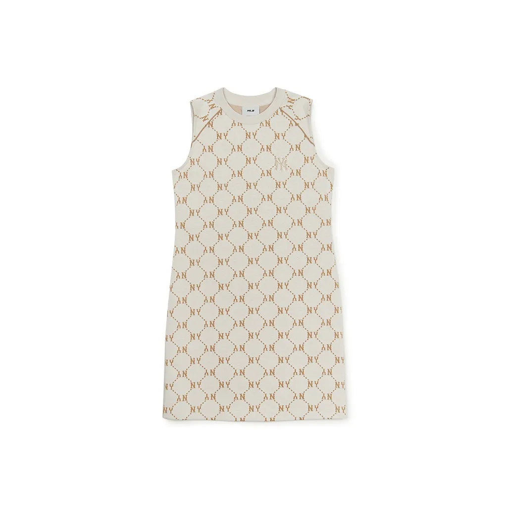 MLB New York Yankees Old Flower Без рукавов Платье Женское Сливовый