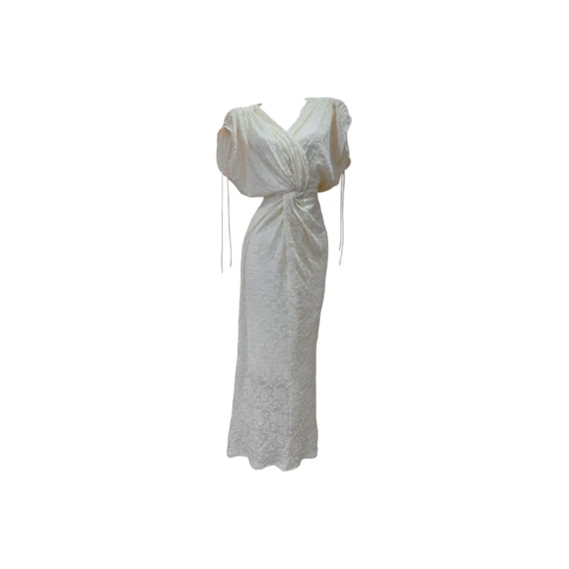 GJFD Легкий Минималистский стиль Удобный Элегантный Трикотажная ткань Блестки Скрученный узел Без рукавов Платье Женское