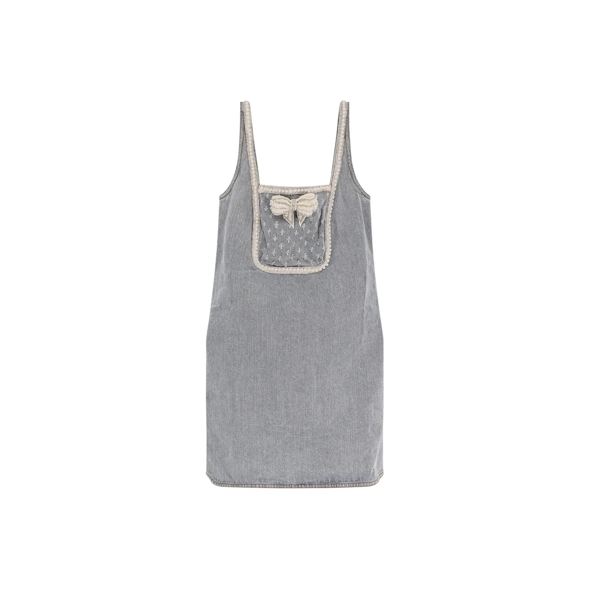 Self Portrait Slip Dress Women's Blue Gray Self Portrait Slip Платье Женское Синий Серый