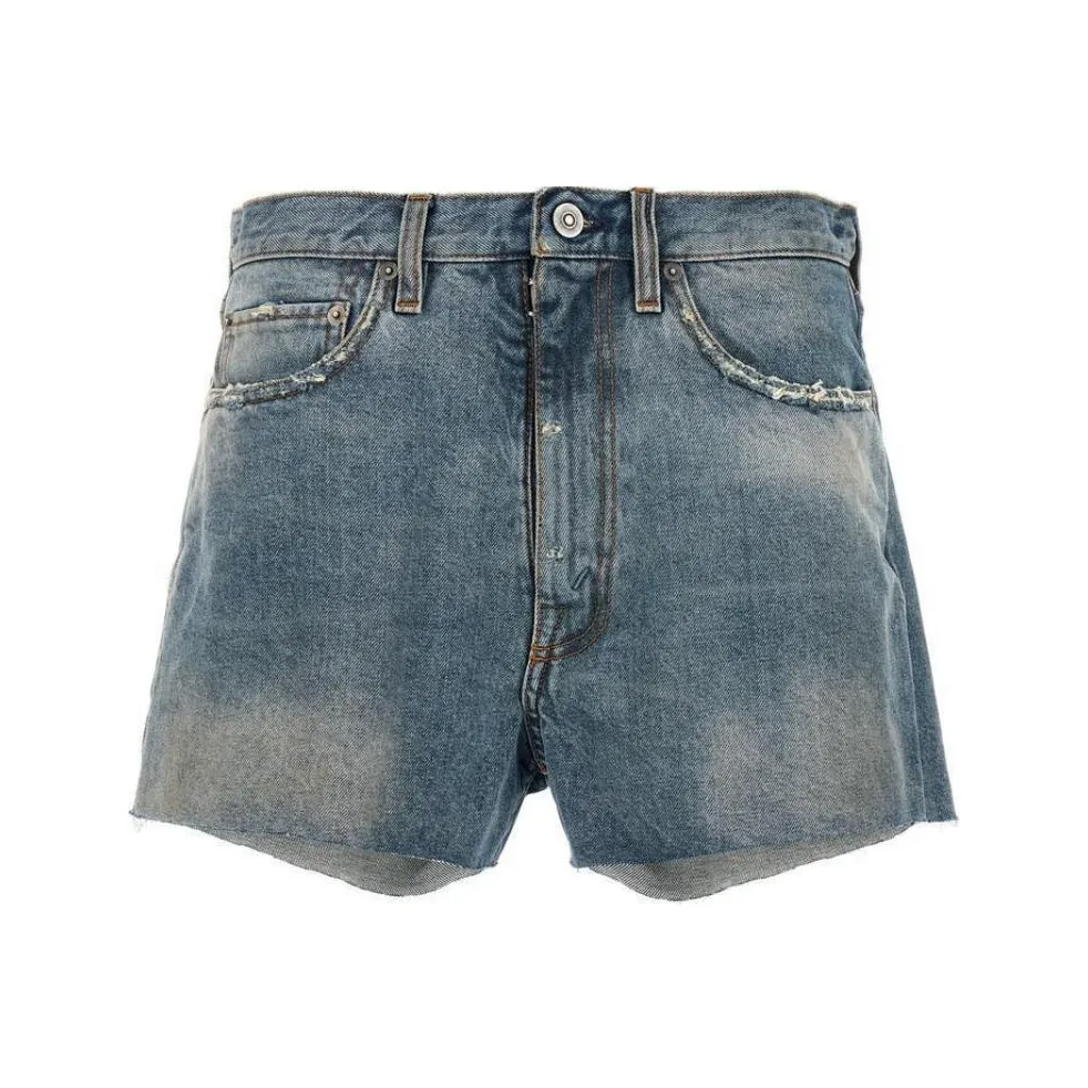 Maison Margiela Джинсовые шорты Женские Небесно-голубой