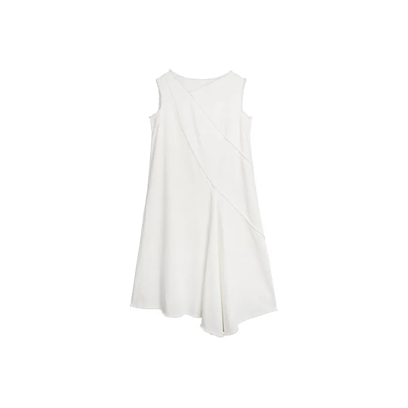 ELLE Без рукавов Платье Женское Белое