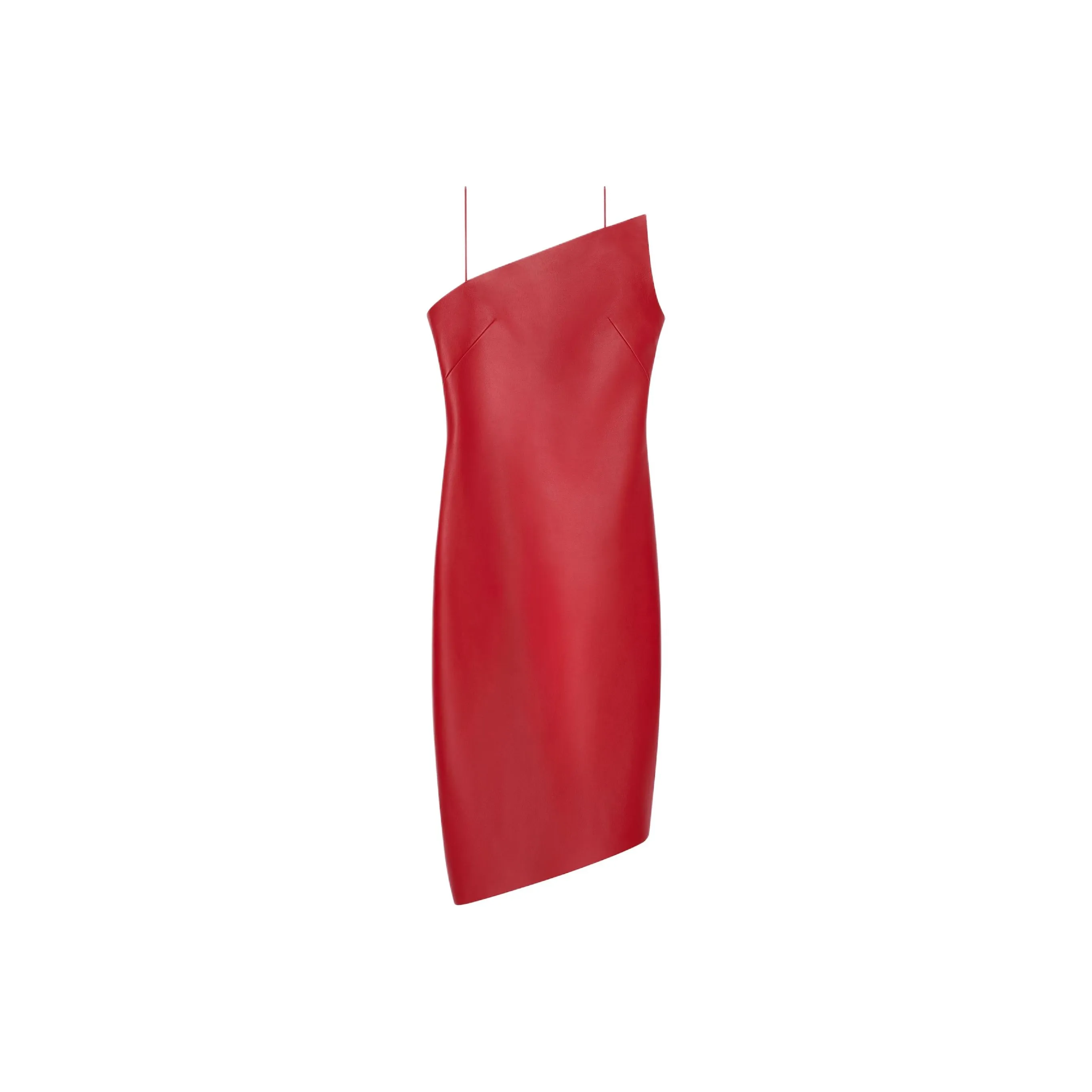 GIVENCHY SS24 Slip Dress Women's Red Cherry