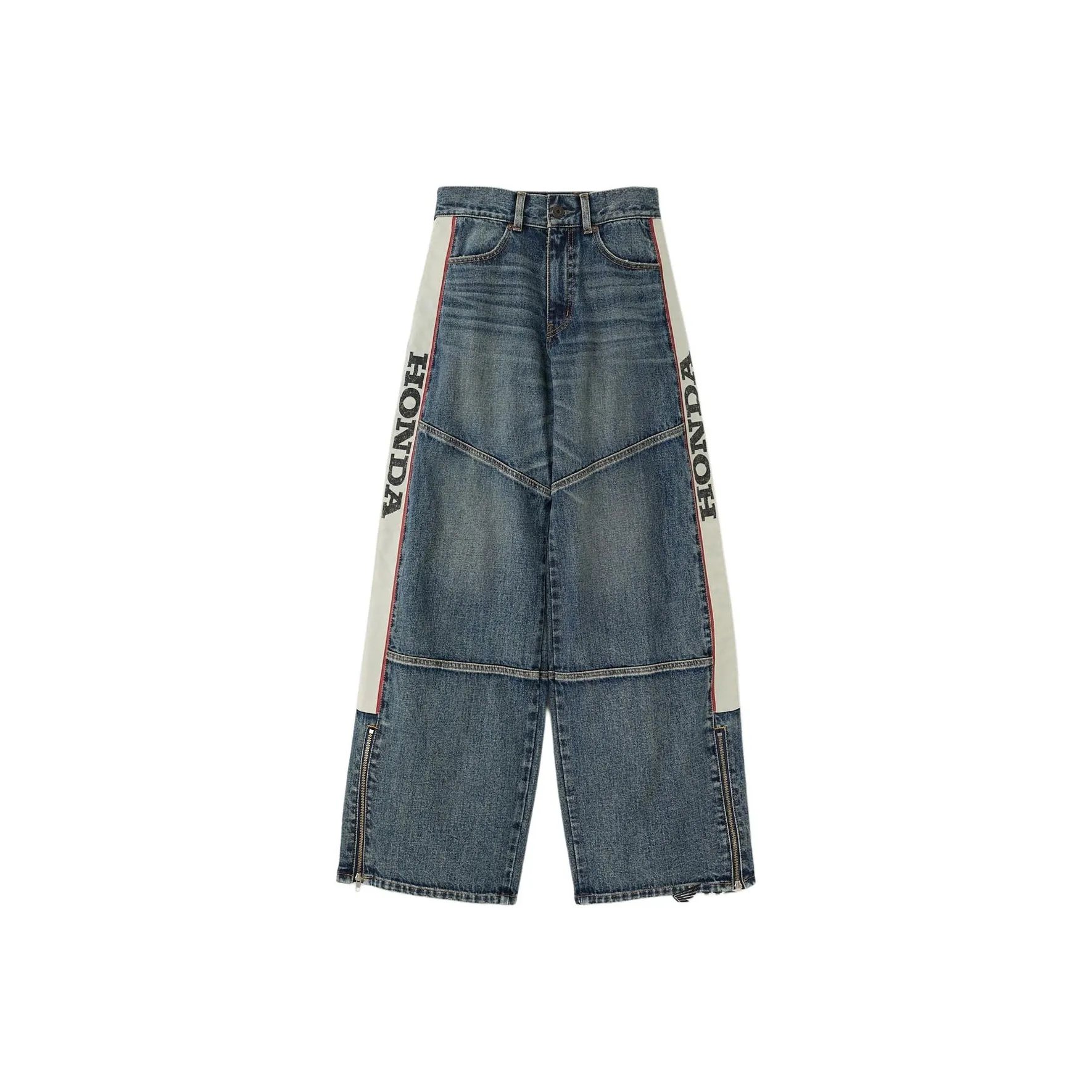 MOUSSY x Honda HRC Collaboration Джинсы Женские