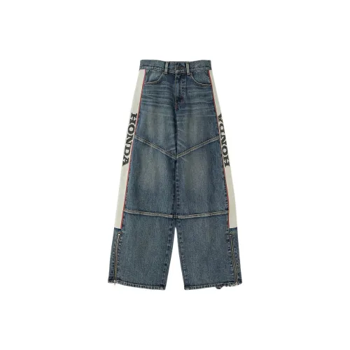 MOUSSY HRC Collaboration Синие Женские Джинсы