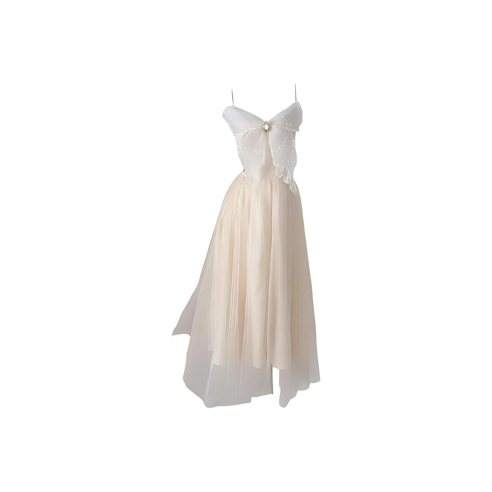 KKX Slip Платье Женское Вечернее Туманный Сон бабочки