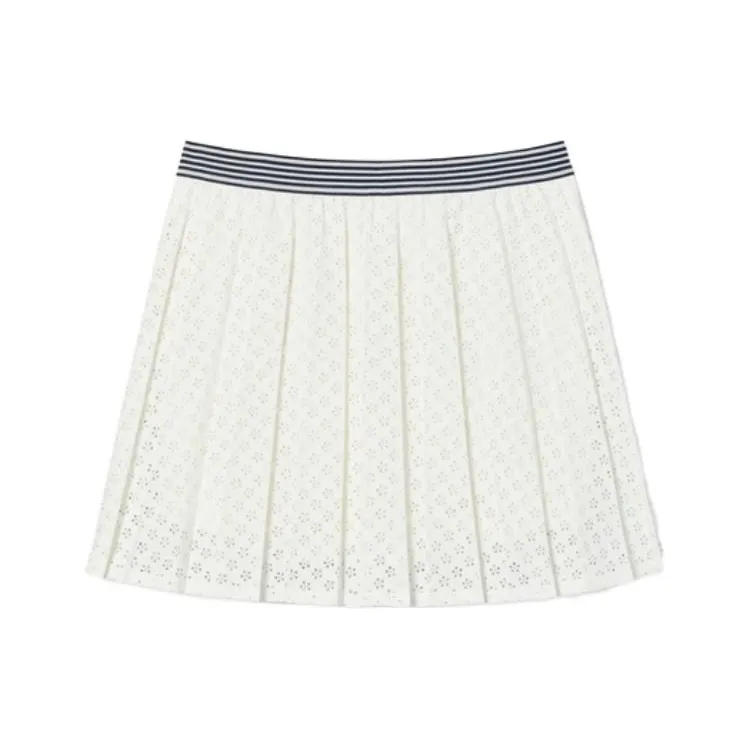 TORY BURCH SS23 Повседневные короткие юбки Женские Белые