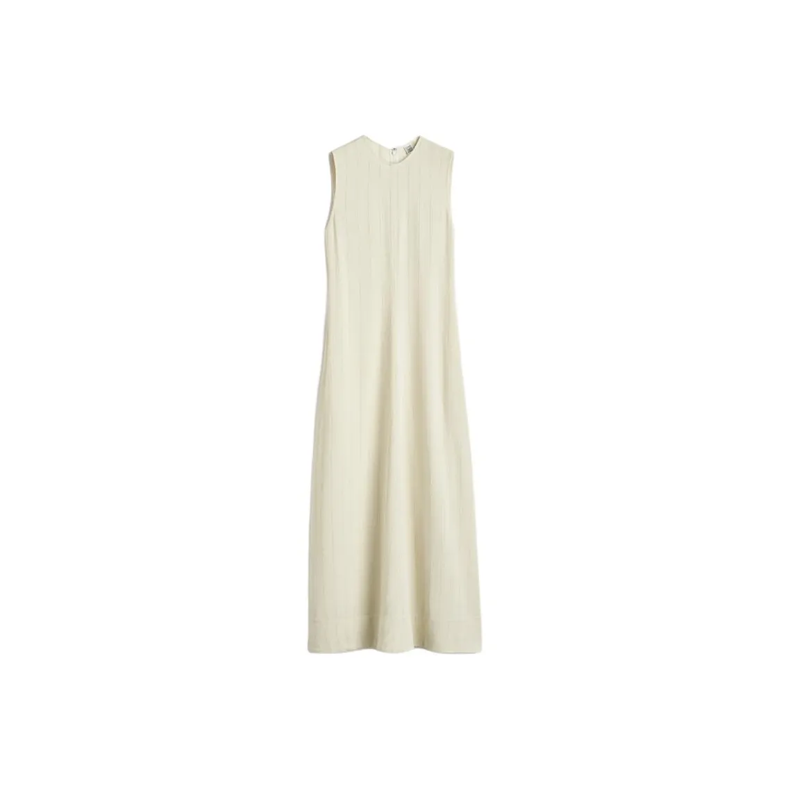 TOTEME SS25 Sleeveless Dress Women's Beige Yellow