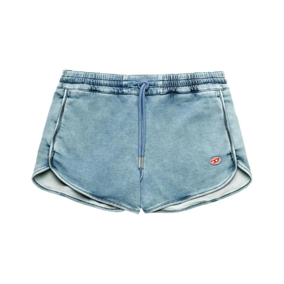 DIESEL Светло-синие Женские Джинсовые Шорты
