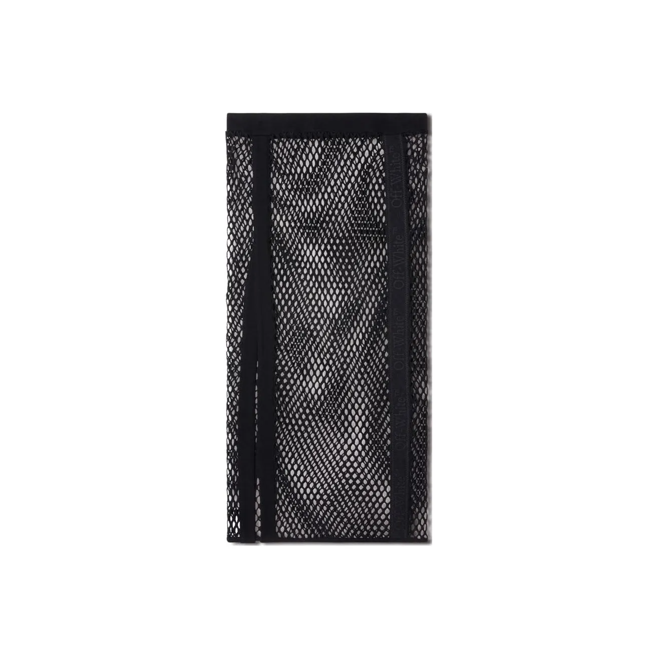 OFF WHITE Logo tape Mesh Skirt