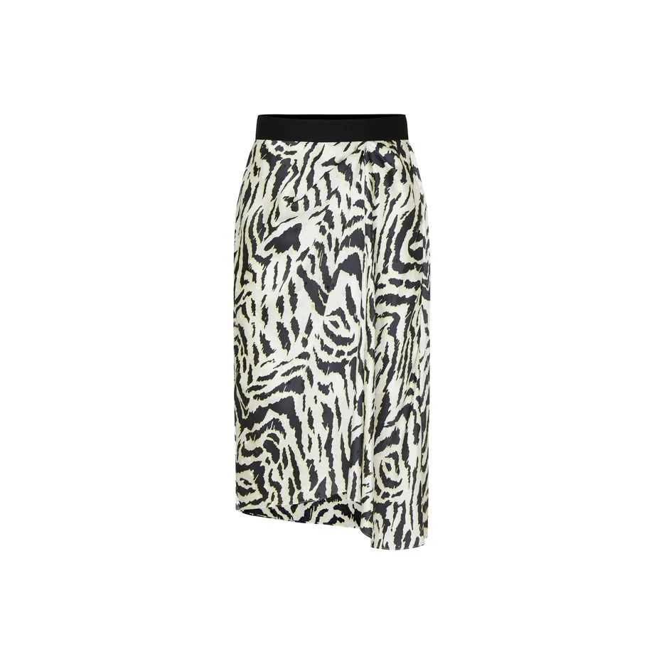 MOCO Casual Long Skirt Women's Two Tone Tiger Print