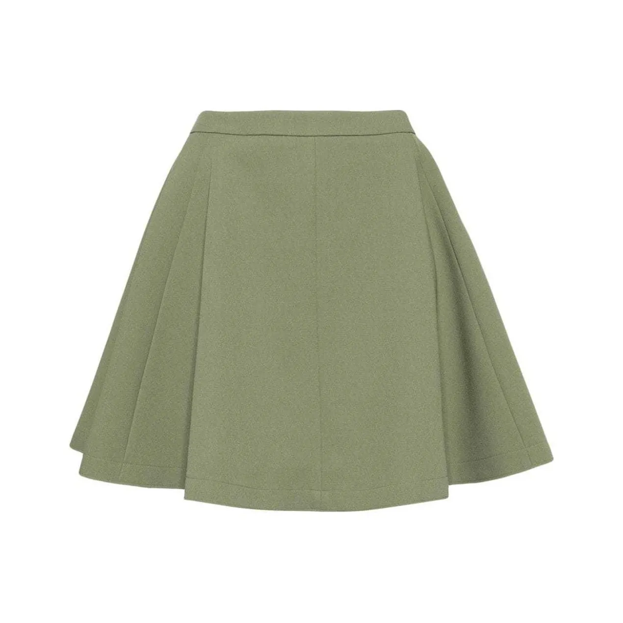 AMIPARIS Casual Short Skirts Women's Olive Green