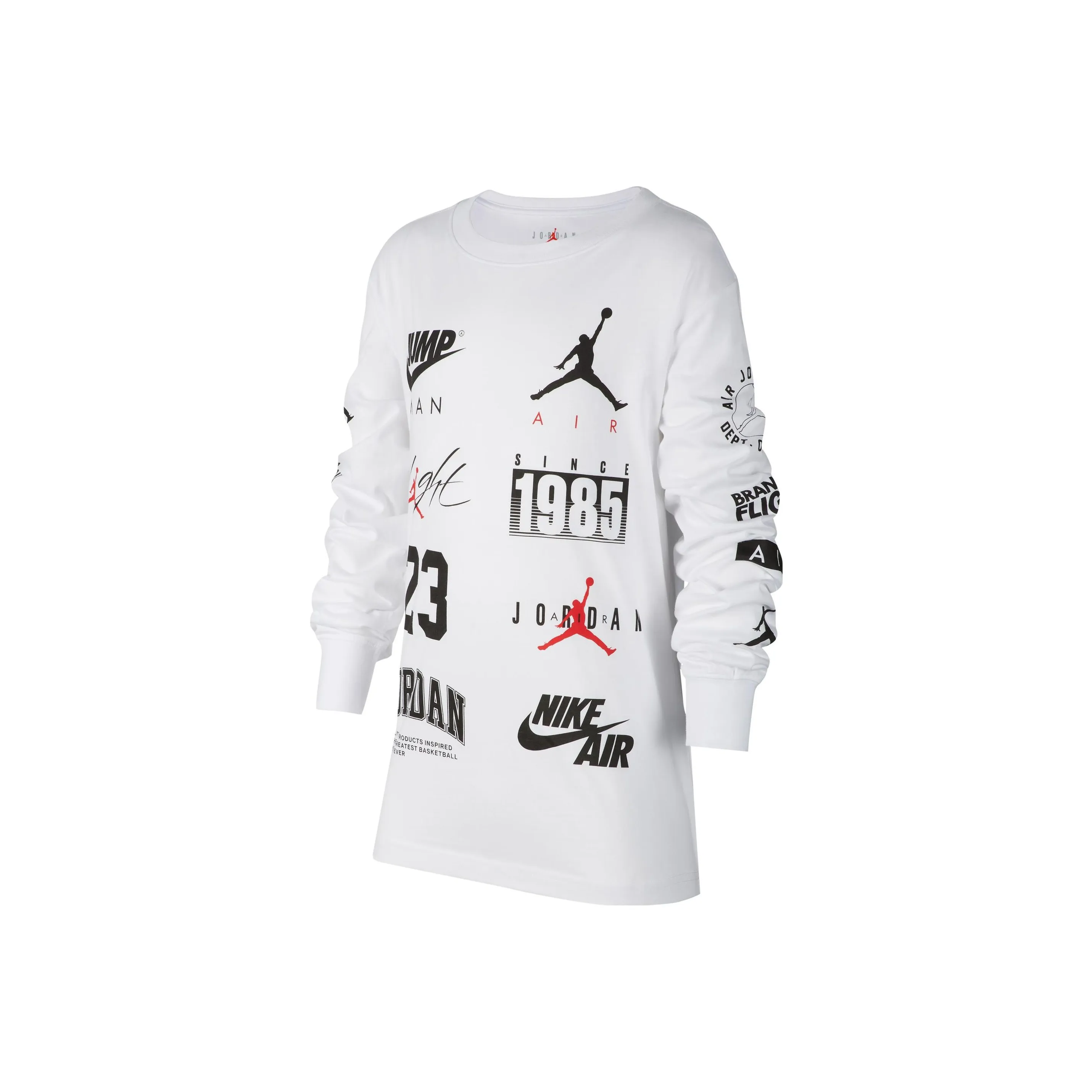 Джордан Белый KIDS T-рубашки