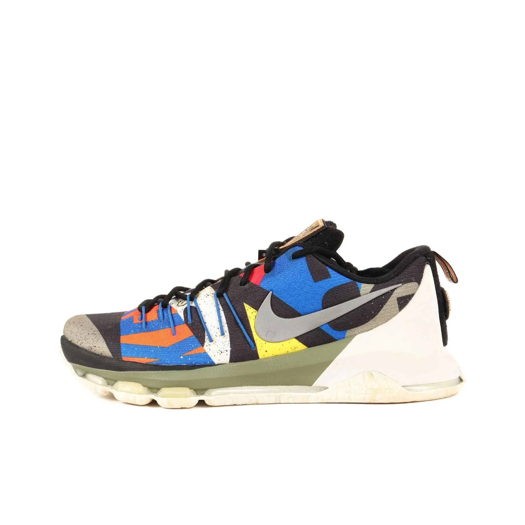 Nike KD 8 Slip-resistant Abrasion-resistant Low-top Баскетбольные кроссовки Мужские Серый Черный