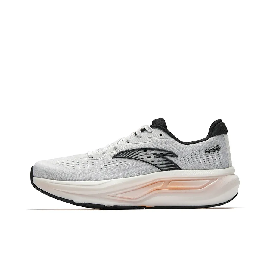 ANTA Innovation 6 Противоскользящий и Дышащий Низкий Топ Повседневные Беговые Кроссовки Мужские Белые Серые