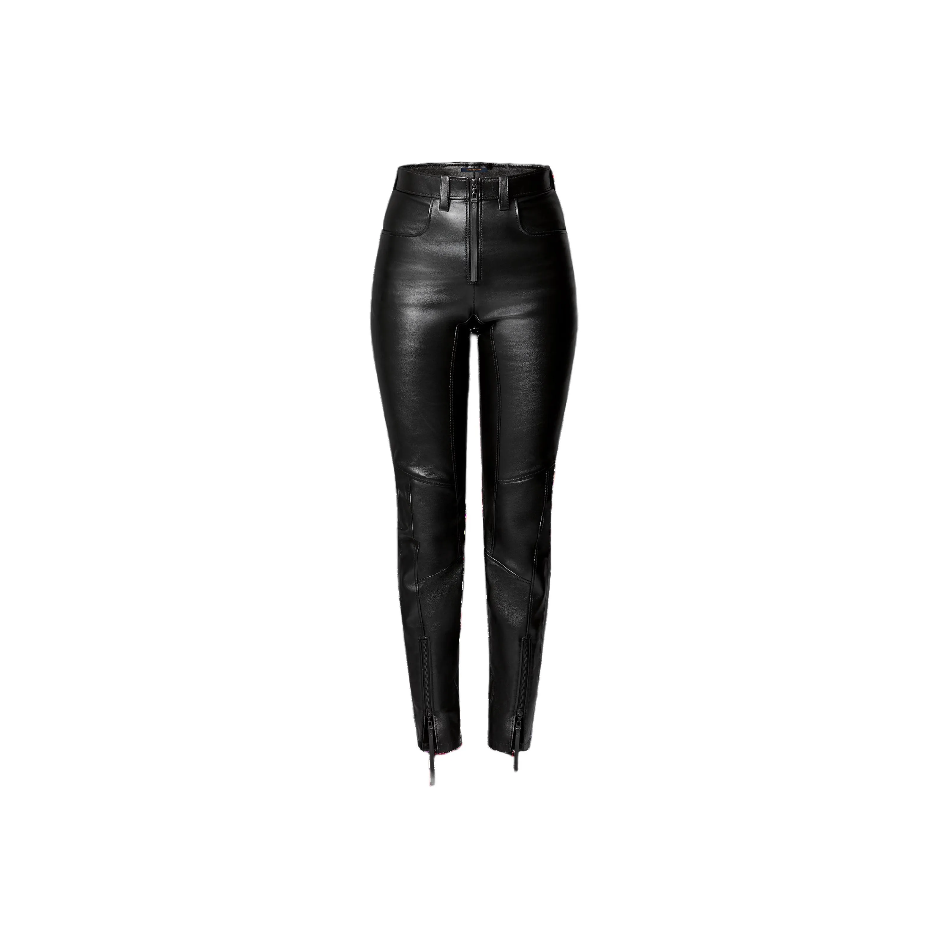 LOUIS VUITTON Zipper Detail Biker Pants