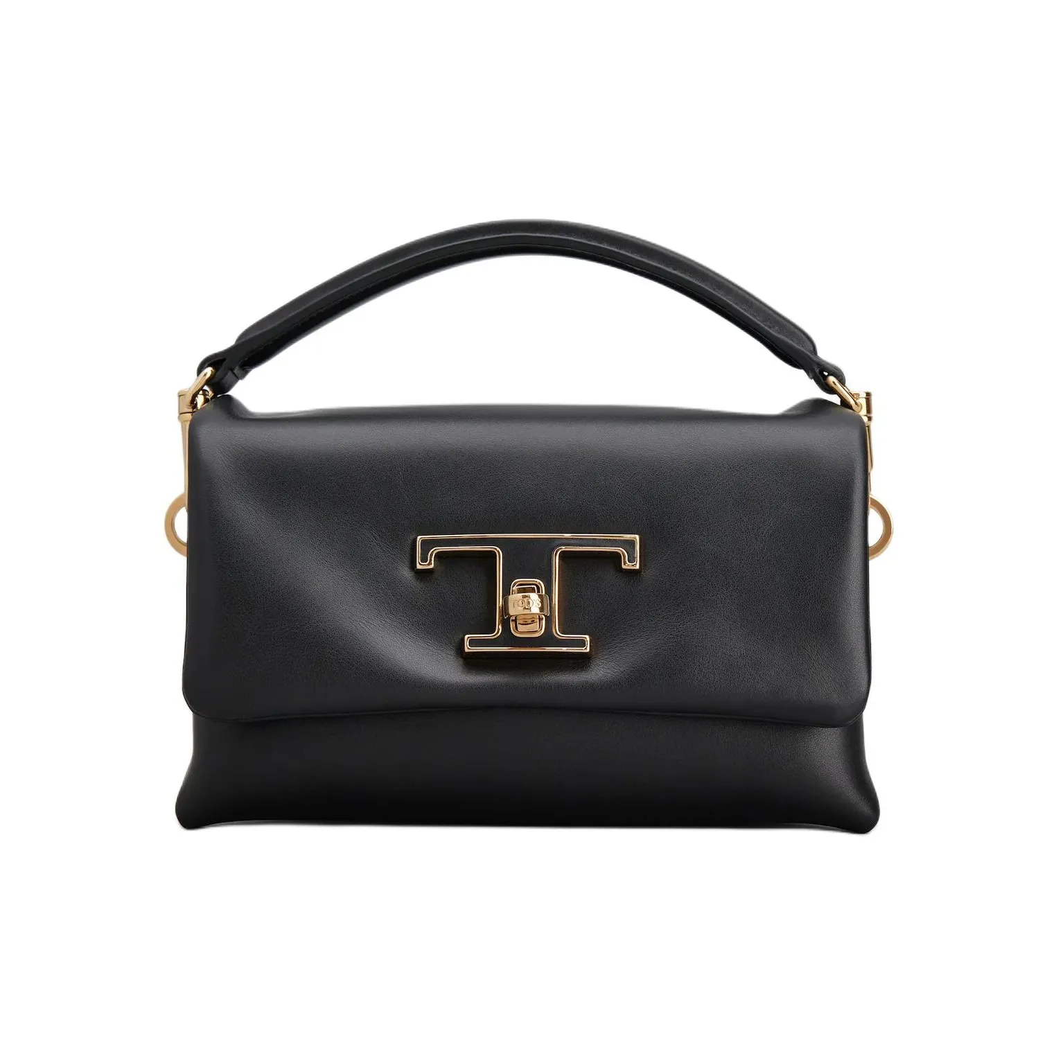 TOD'S T Timeless Foldover Top Shoulder Bag