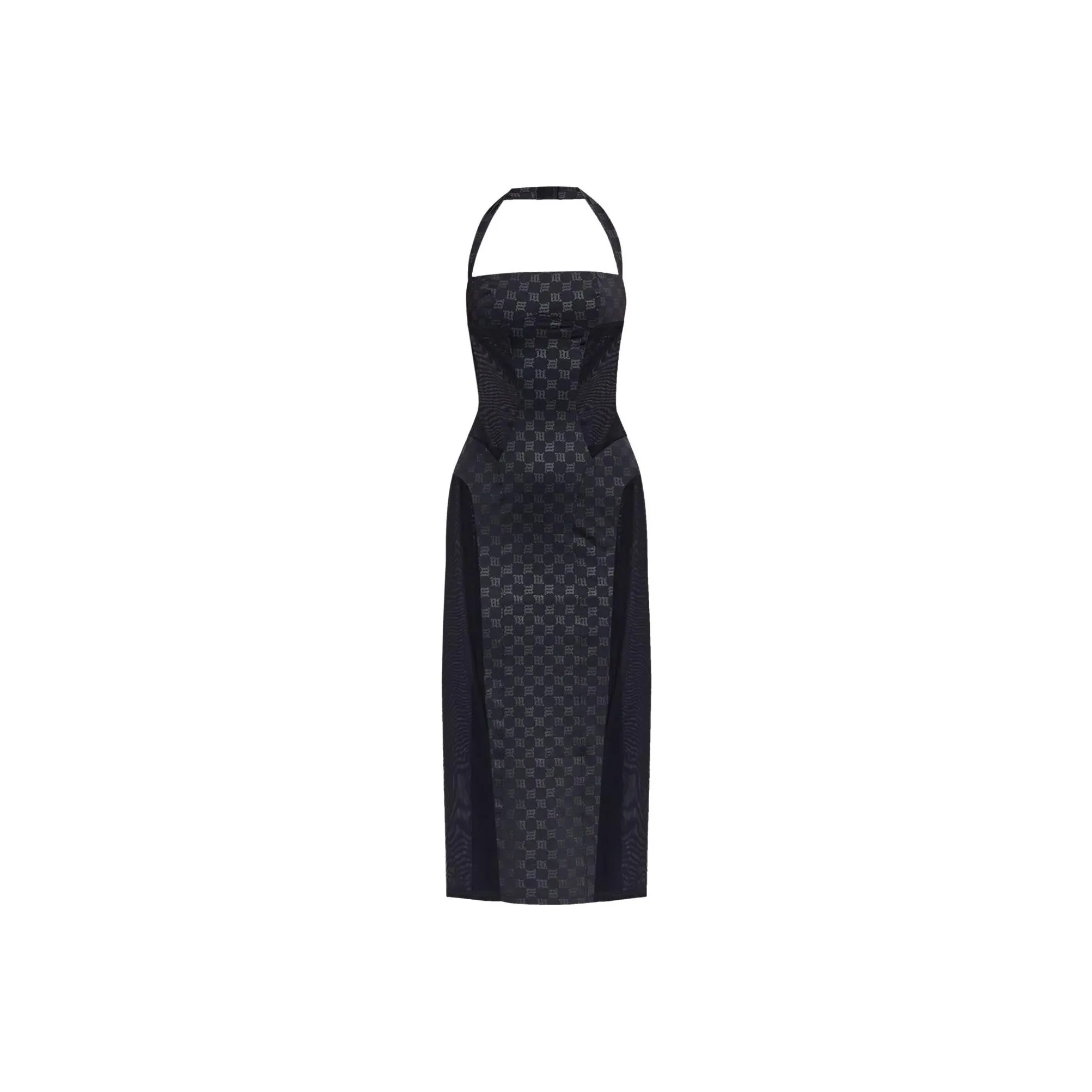 Misbhv Logo print Midi Dress