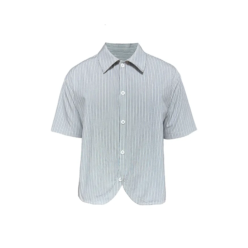 J CAESAR STUDIO Бело-серый Унисекс Рубашки