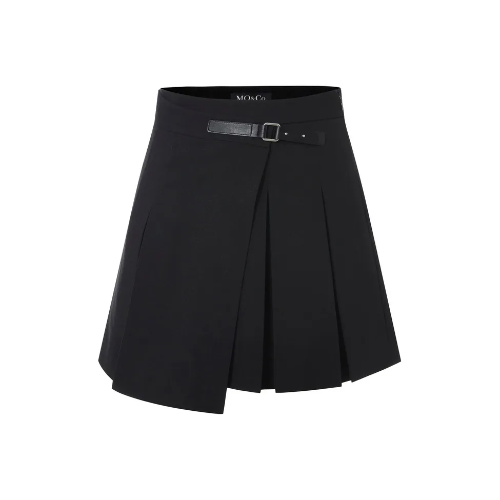 MO&CO Черные Женские Повседневные Короткие Юбки