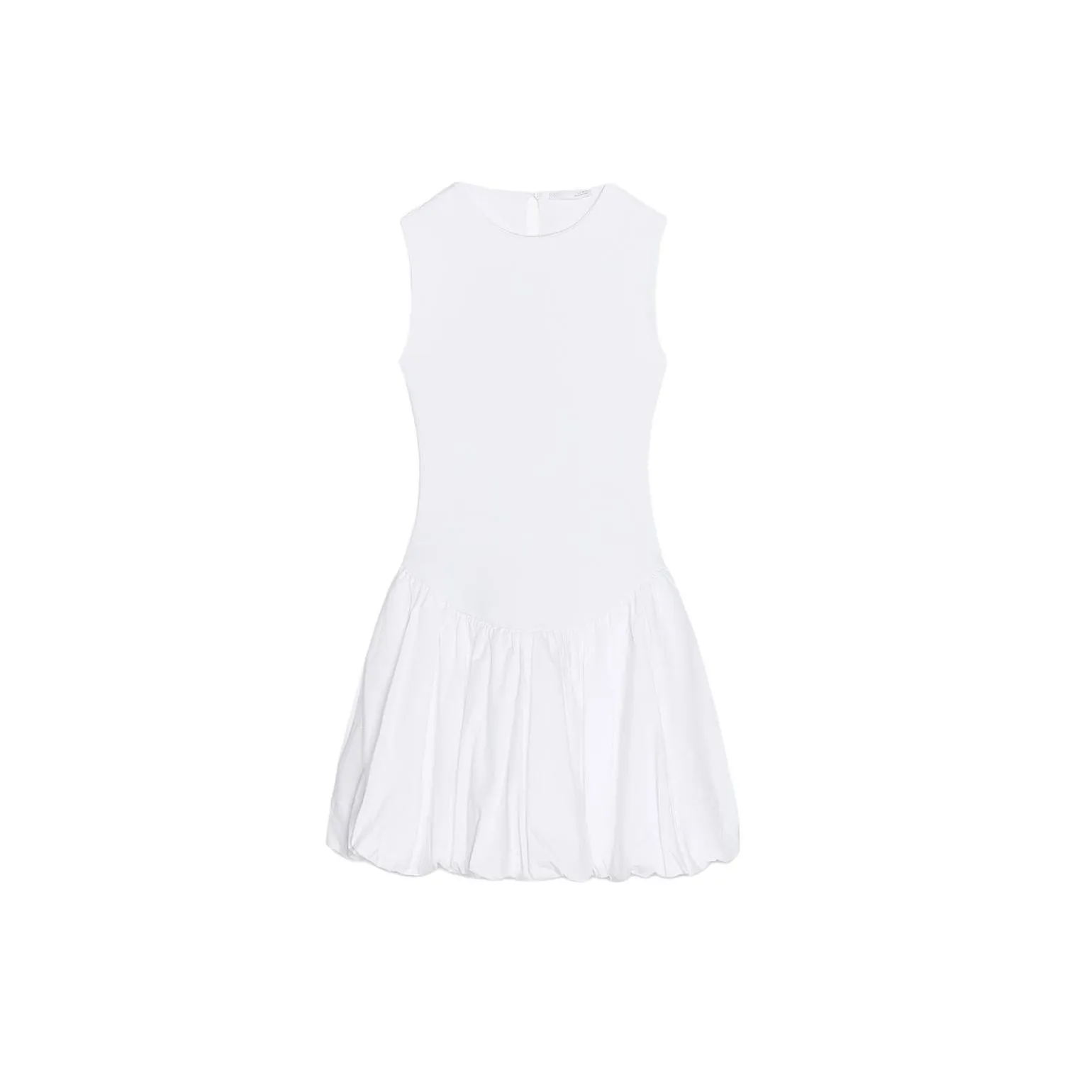ZARA Sleeveless Dress Women's White