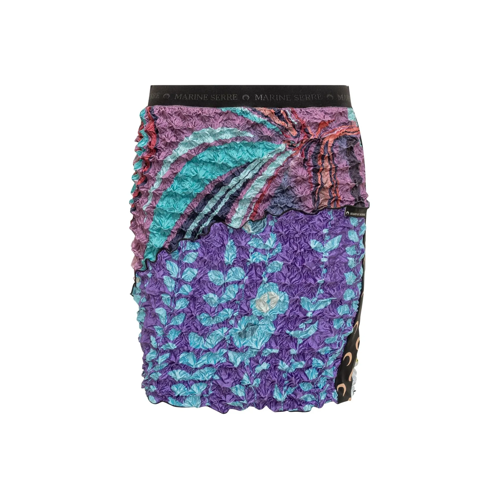 Marine Serre Regenerate Pop Corn Mini Skirt 'Tan'