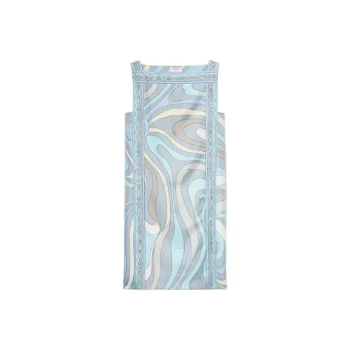 EMILIO PUCCI Синее Женское Платье без Рукавов