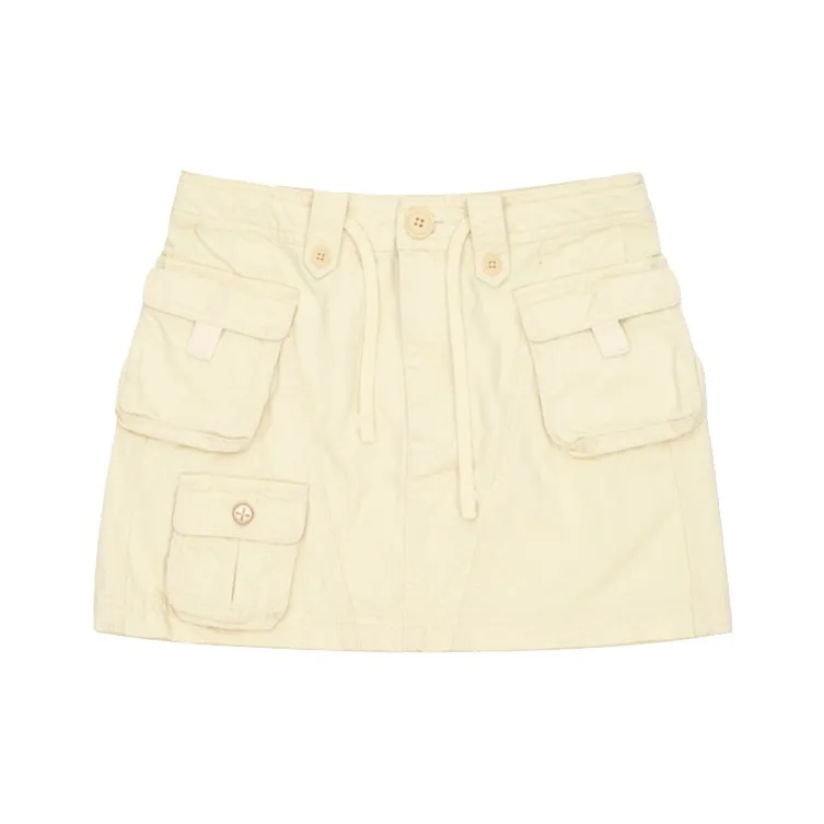 SMFK Wild World Wild World Series Крем Женские Короткие Юбки Карго
