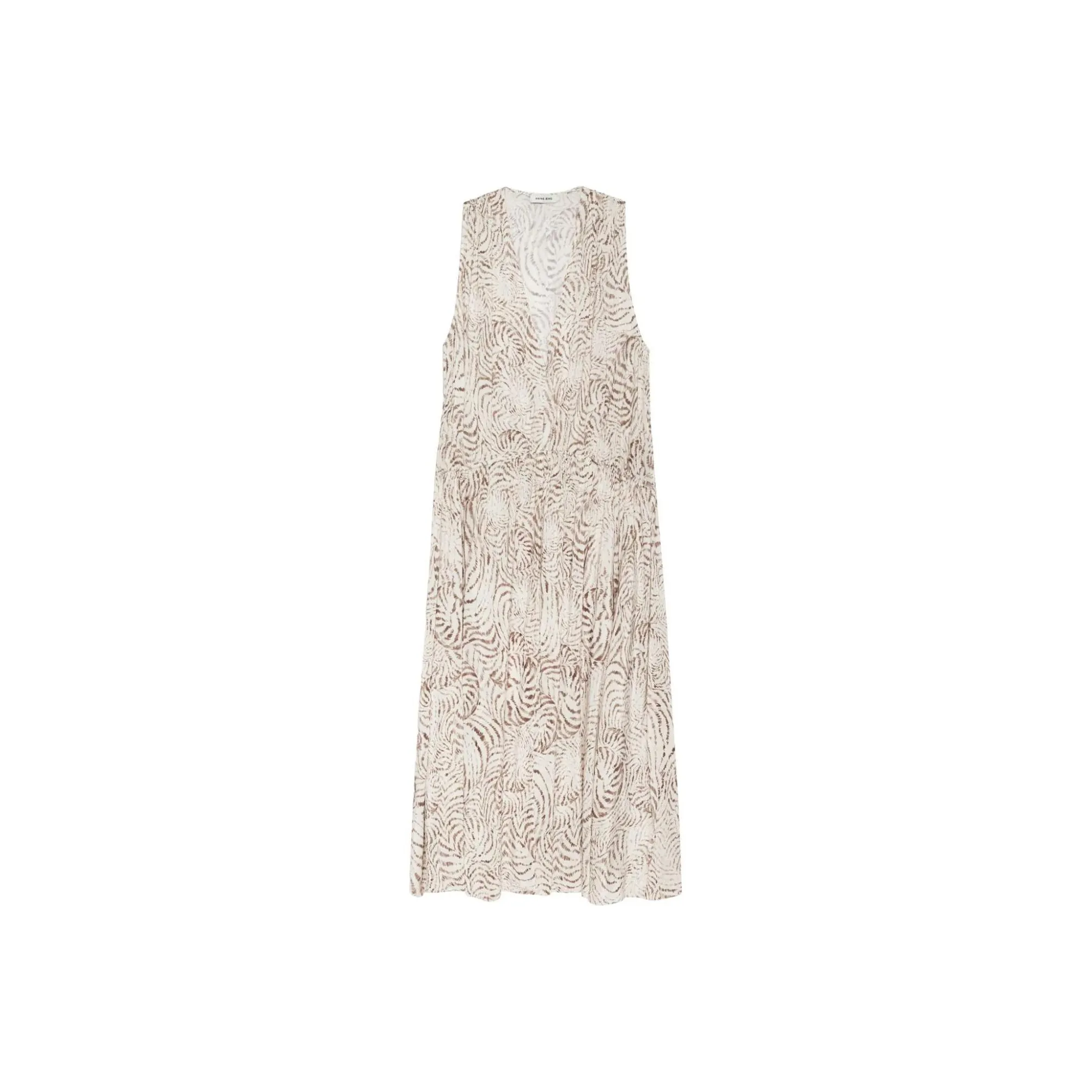 Anine Bing Без рукавов Платье Женское Экрю