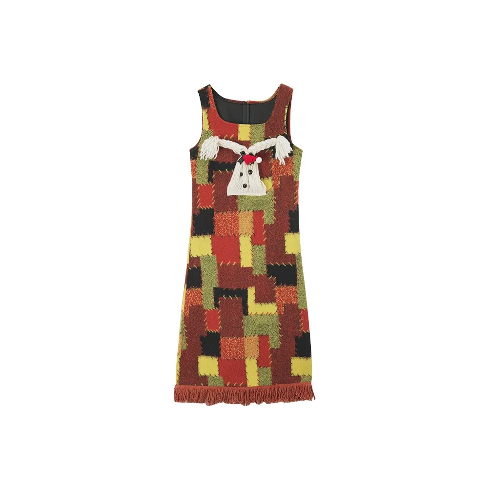 FABRIC PIG Slip Платье Женское Оранжевое