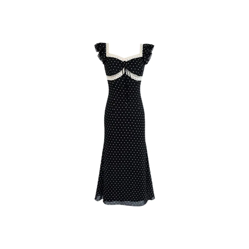 ABBY GODDESS Slip Платье Женское Черное