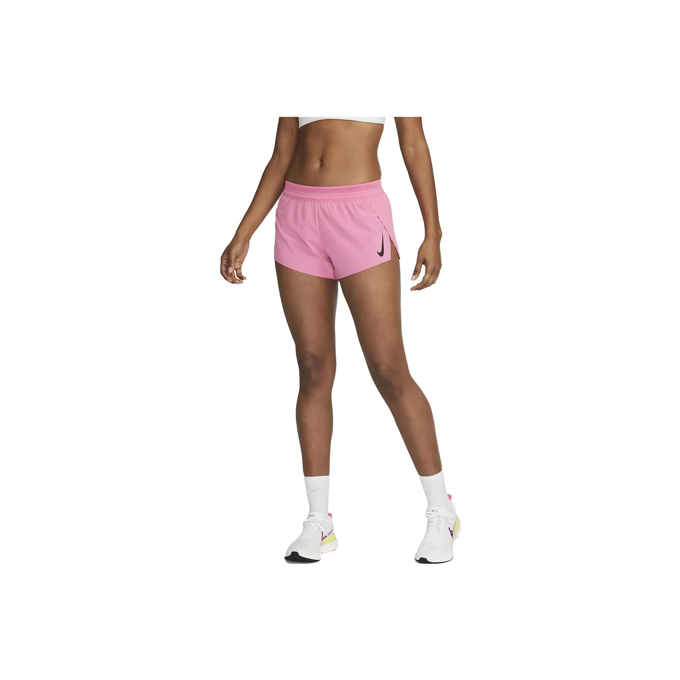 NIKE Темно-розовые Женские Спортивные Шорты