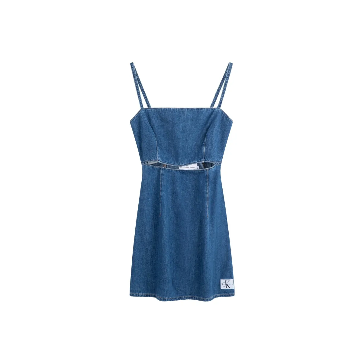 CALVIN KLEIN Slip Dresses Women's Denim Blue