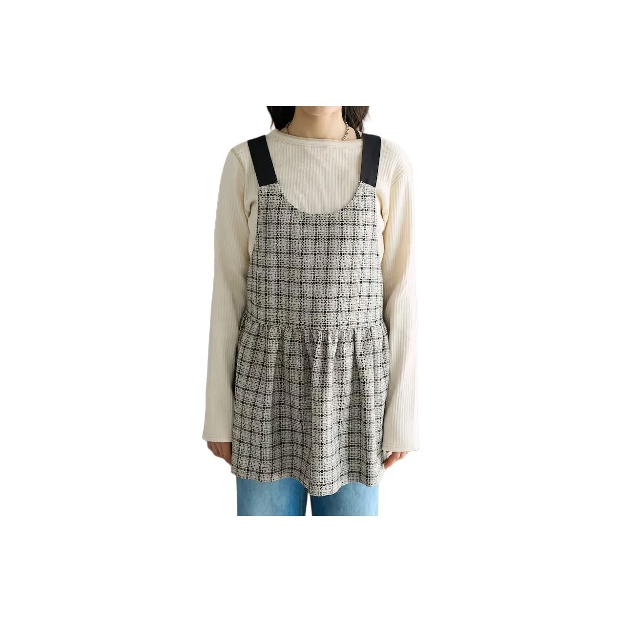 FREAK'S STORE Sleeveless Dress Women's Plaid Pattern