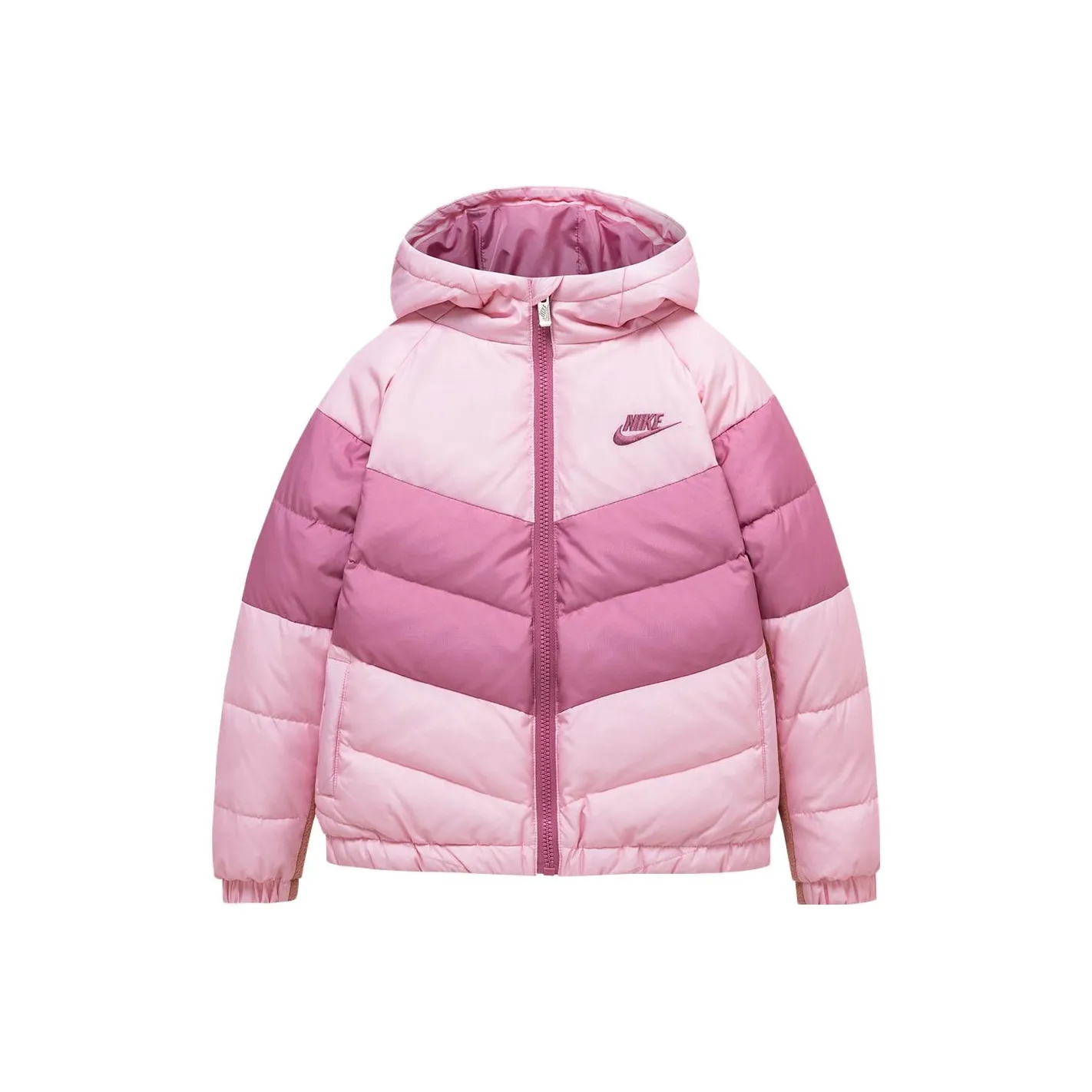 nike Пуховик Детский Вишневый Цветок Розовый