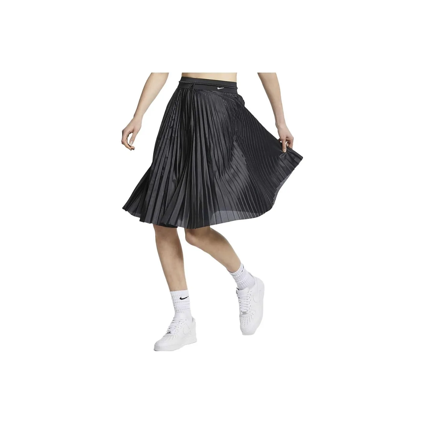 Nike Women's Pleated Ruffle Skirt Black