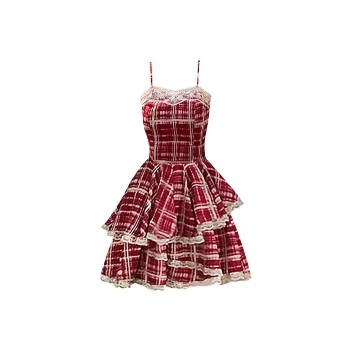 GOSO Slip Dresses Women's Red