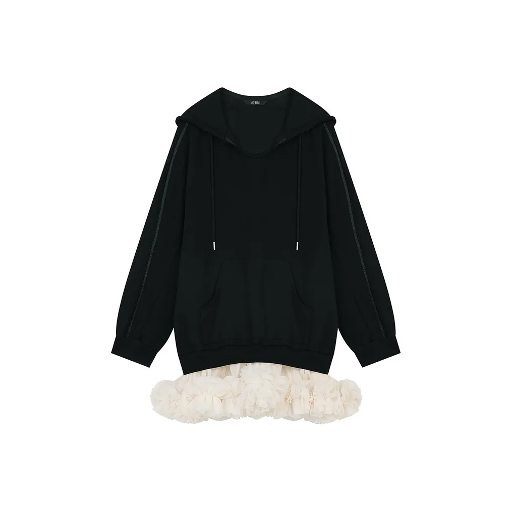 ELF SACK Long Sleeved Dress Women's Ballet Black