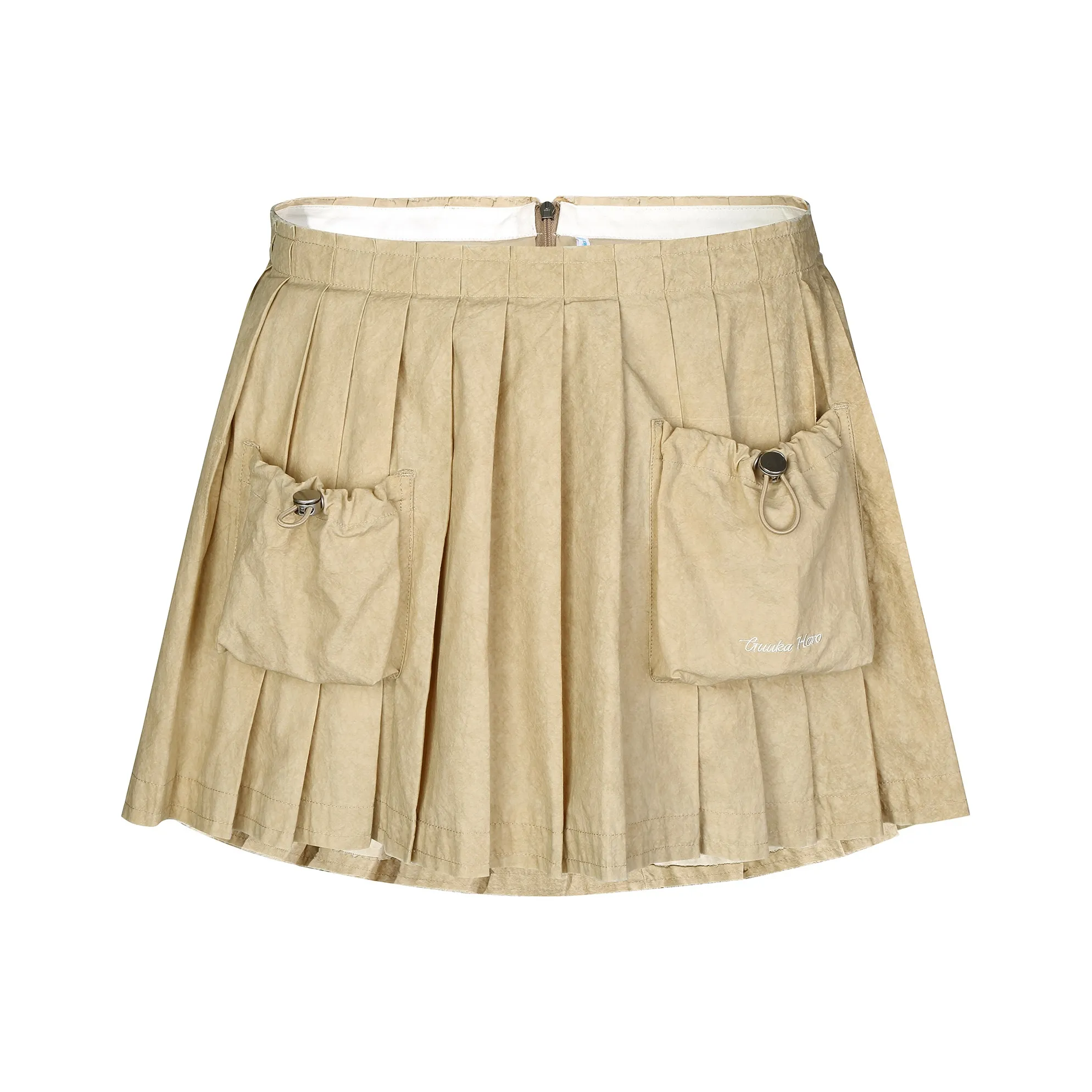 Guuka Hero Повседневные короткие юбки Женские Хаки