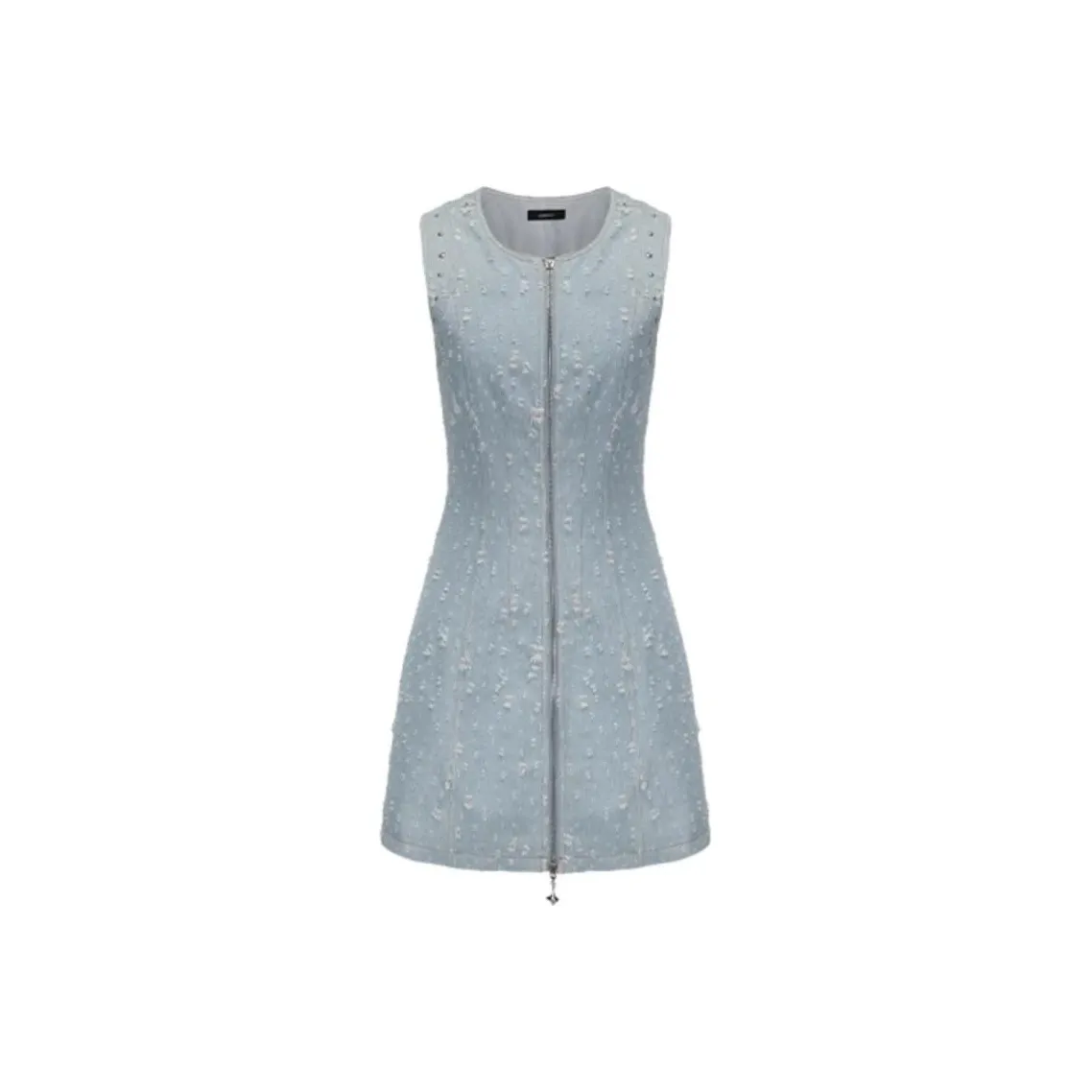 GIMING Без рукавов Платье Женское Синее