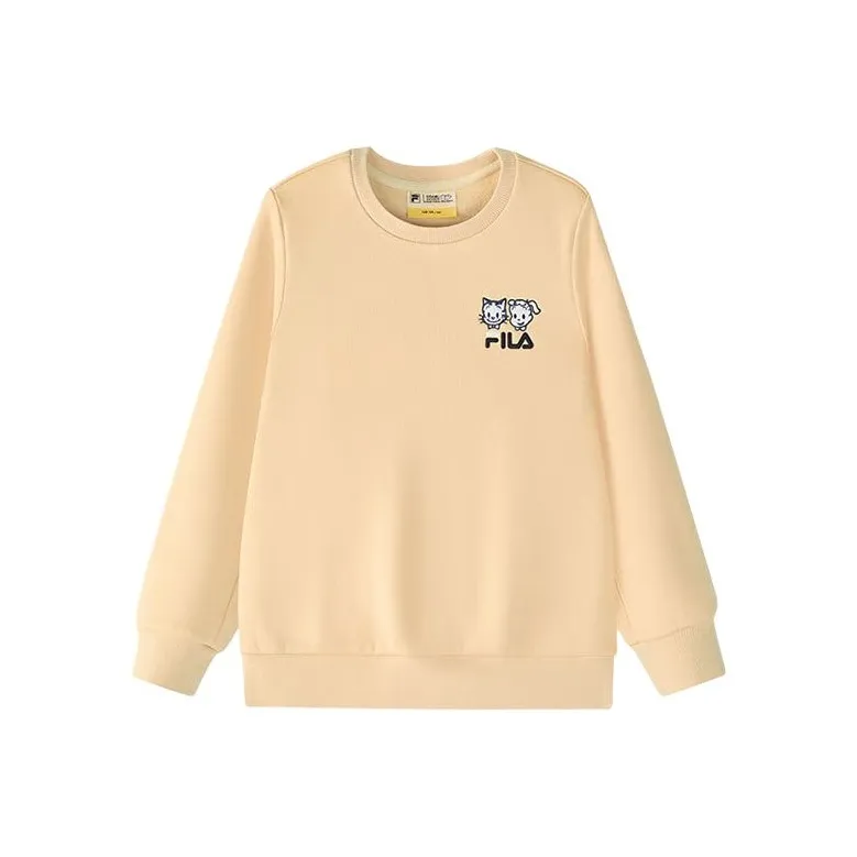 FILA KIDS x YUANTIANZHI LIANMINGKUAN Толстовка FW24 Желе Апельсин Подростки