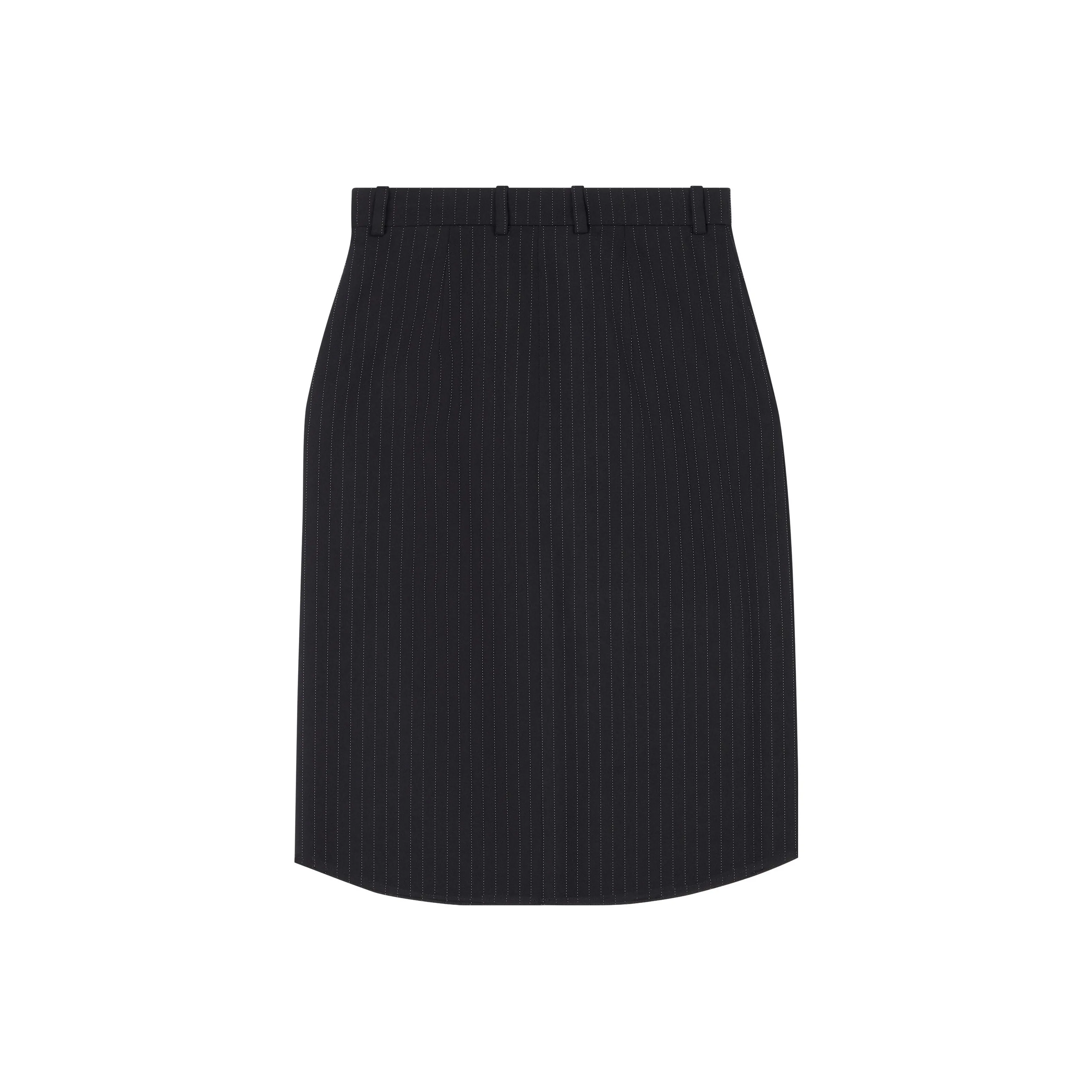 Balenciaga SS23 Casual Long Skirt Regular Fit Women's Black
