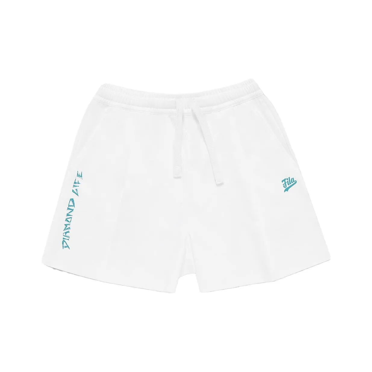 FILA FUSION BASEBALL Series Sports Shorts Women's Standard White