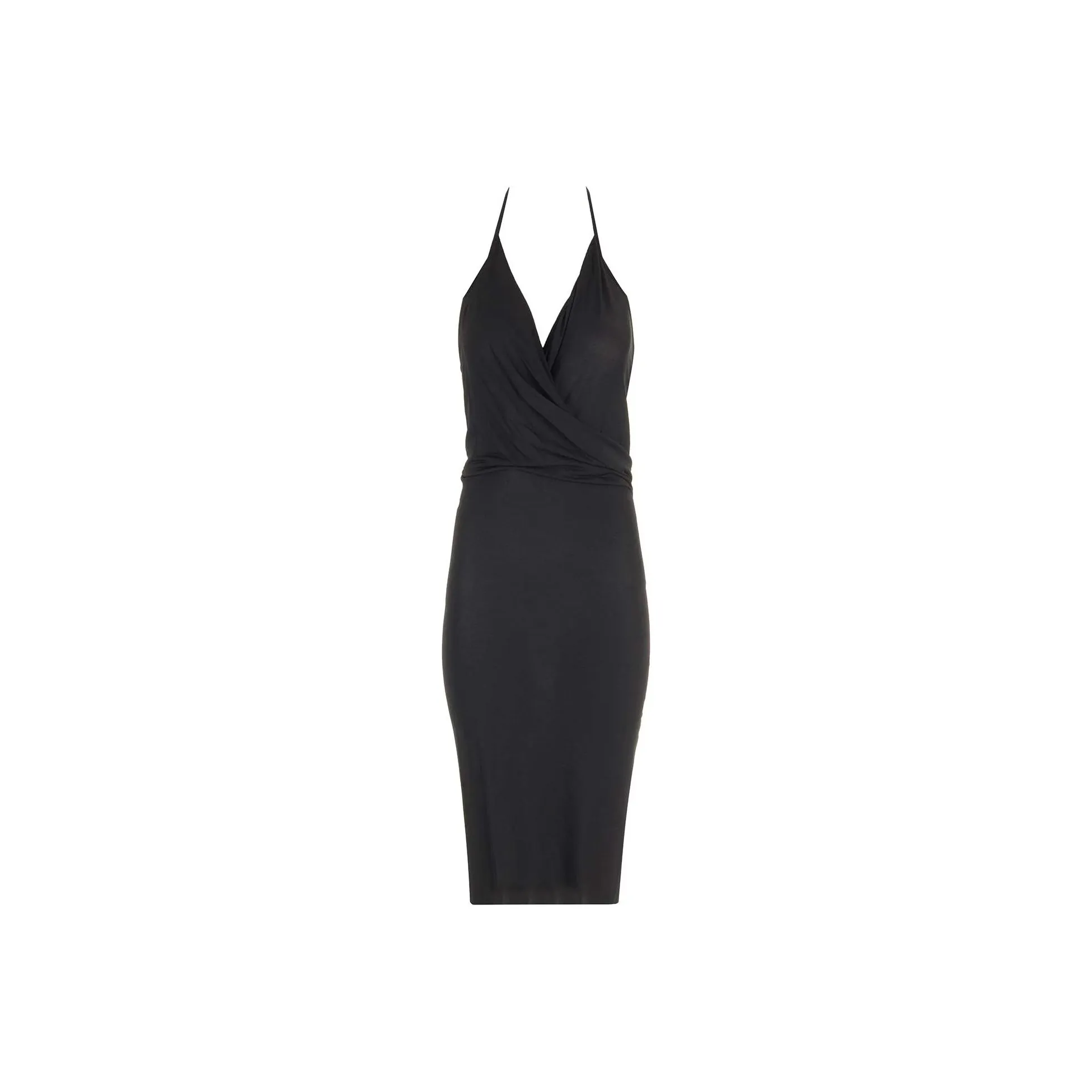 RICK OWENS Rose Cowl effect Midi Dress