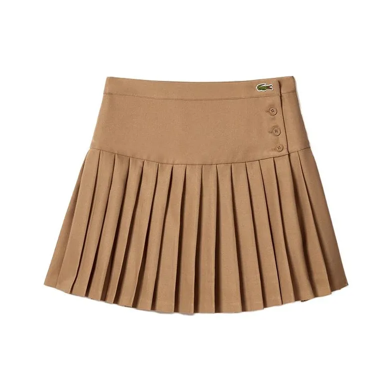 LACOSTE Хаки Женские Повседневные Короткие Юбки