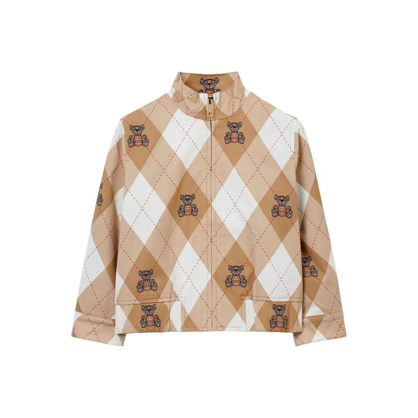 Burberry Куртки и Пальто SS23 Хаки Детский