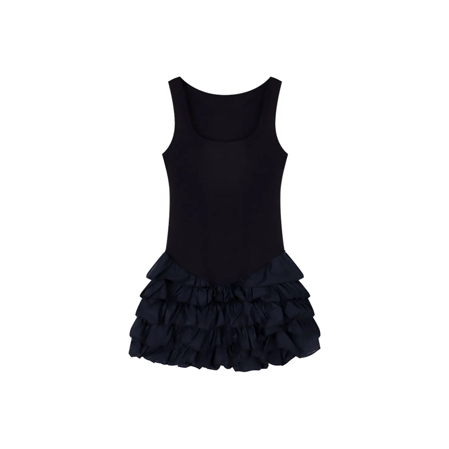 FLIM Без рукавов Платье Женское Черное