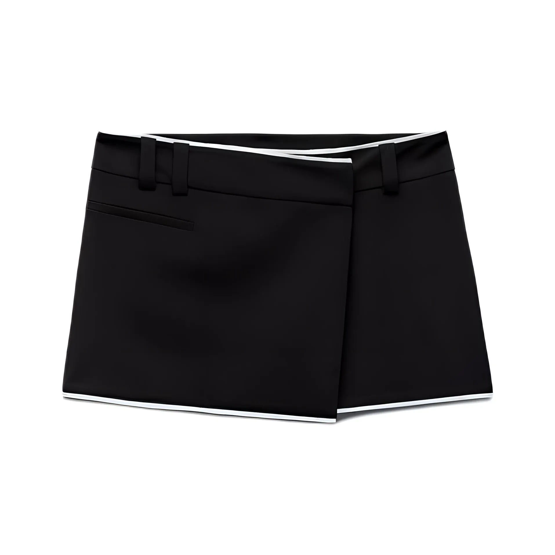 ZARA Casual Short Skirts Women's Black