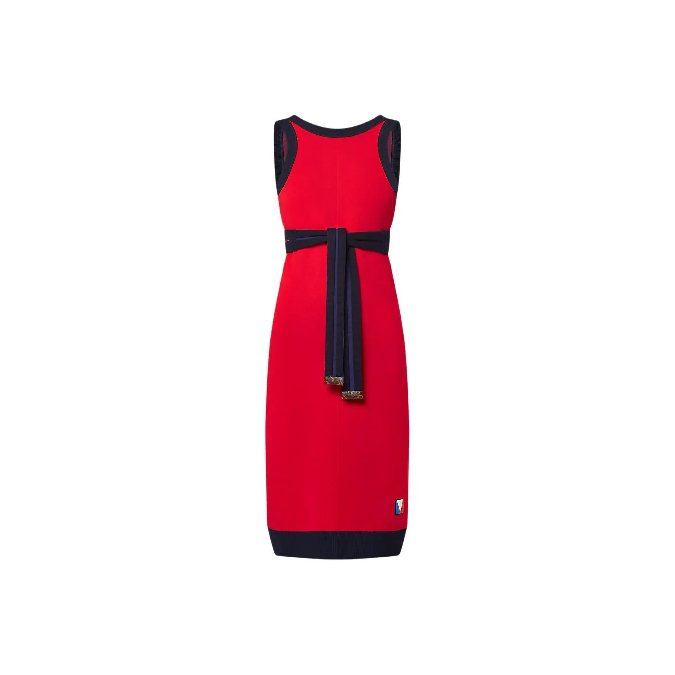 LOUIS VUITTON Sleeveless Dresses Women's Red